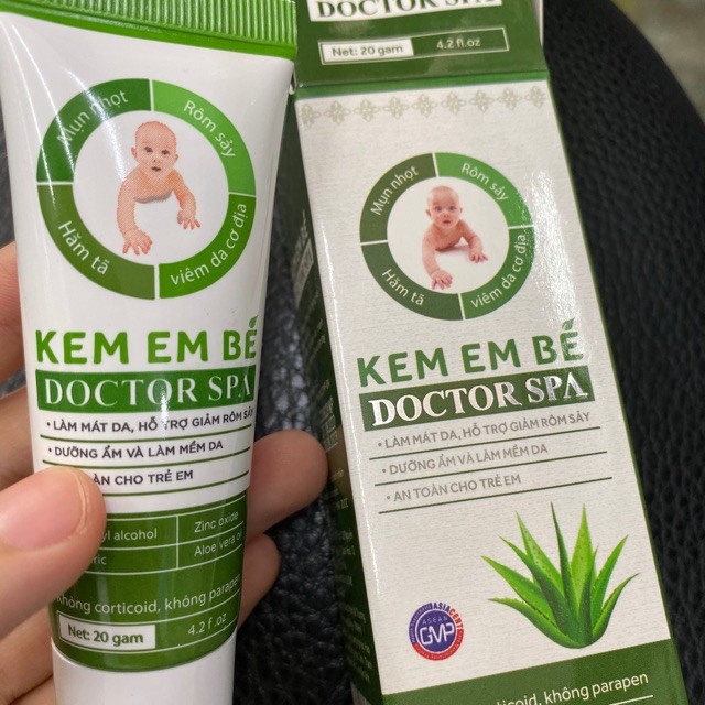 [HCM]DOCTOR SPA KEM EM BÉ ( HỖ TRỢ GIẢM RÔM SẢY ) 20 GRAM