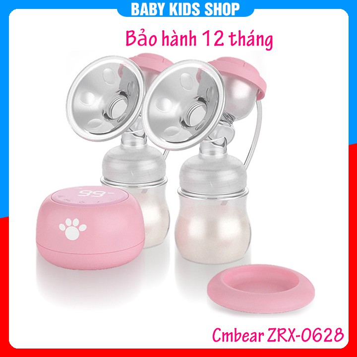 Máy hút sữa điện đôi Cmbear ZRX-0628 có pin sạc