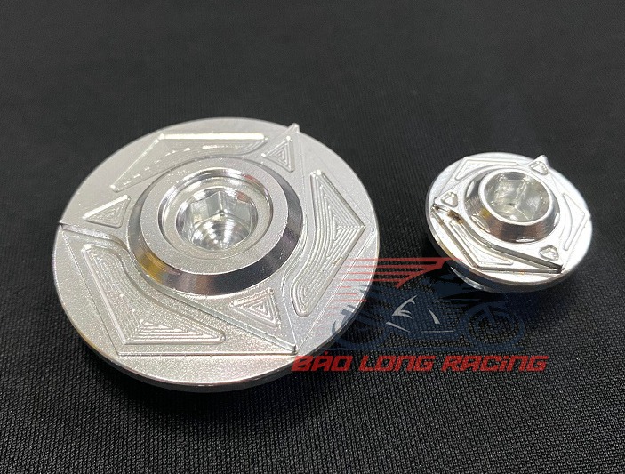 Ốc Mâm Lửa 3 đao Xoáy kiểu GR5 gắn xe máy Wave,Dream,Winner,Sonic......màu Bạc