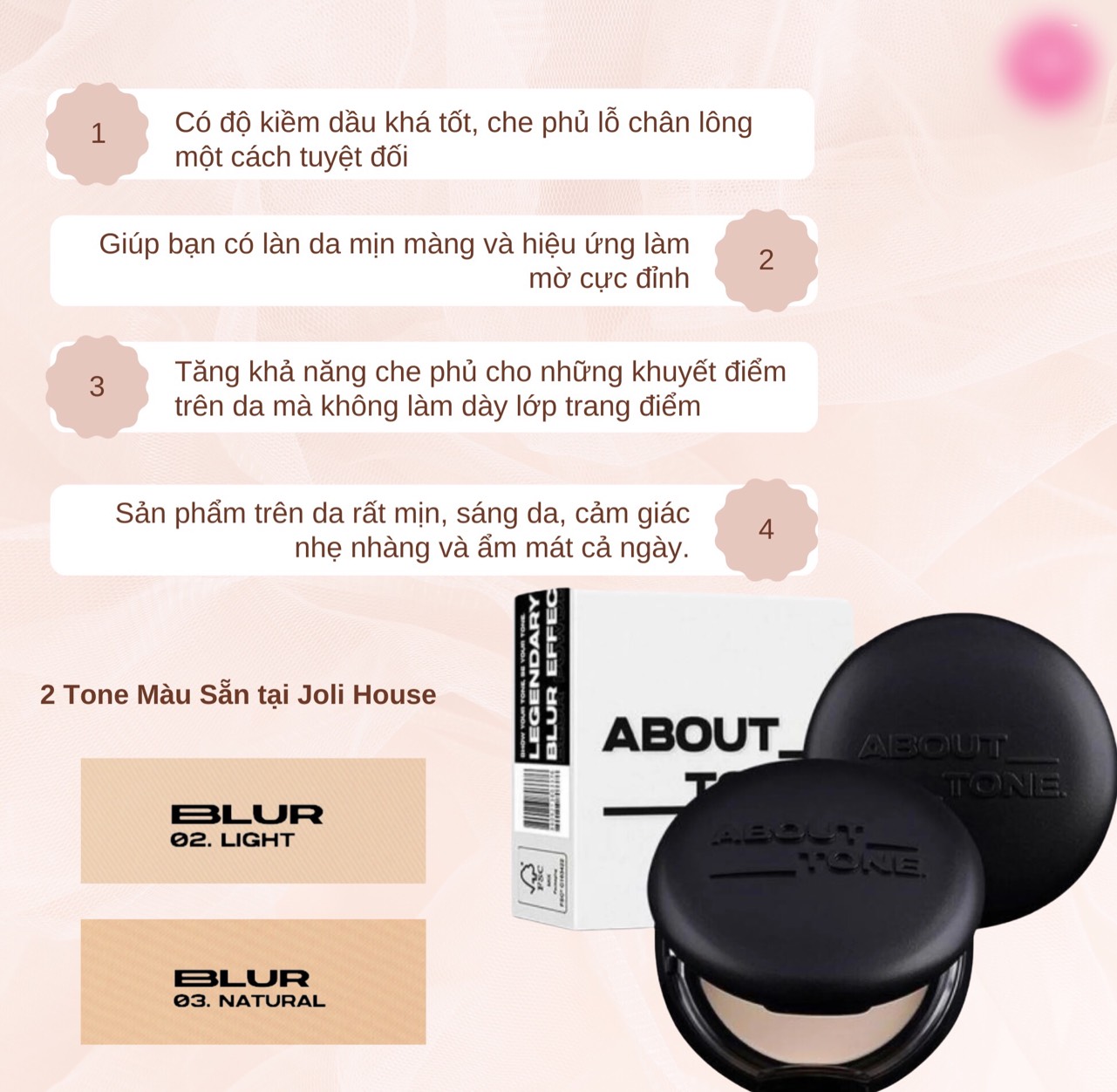Phấn Phủ Eglips Blur Powder Pact - Eglips About