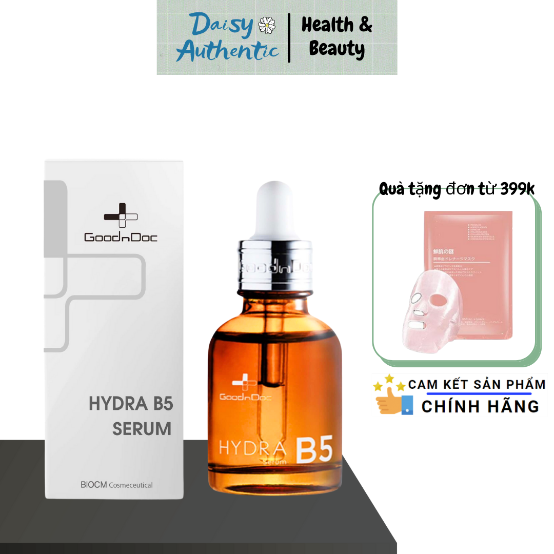 [MẪU MỚI] Serum Dưỡng Ẩm Trắng Da, Mờ Thâm GOODNDOC HYDRA B5 30ML