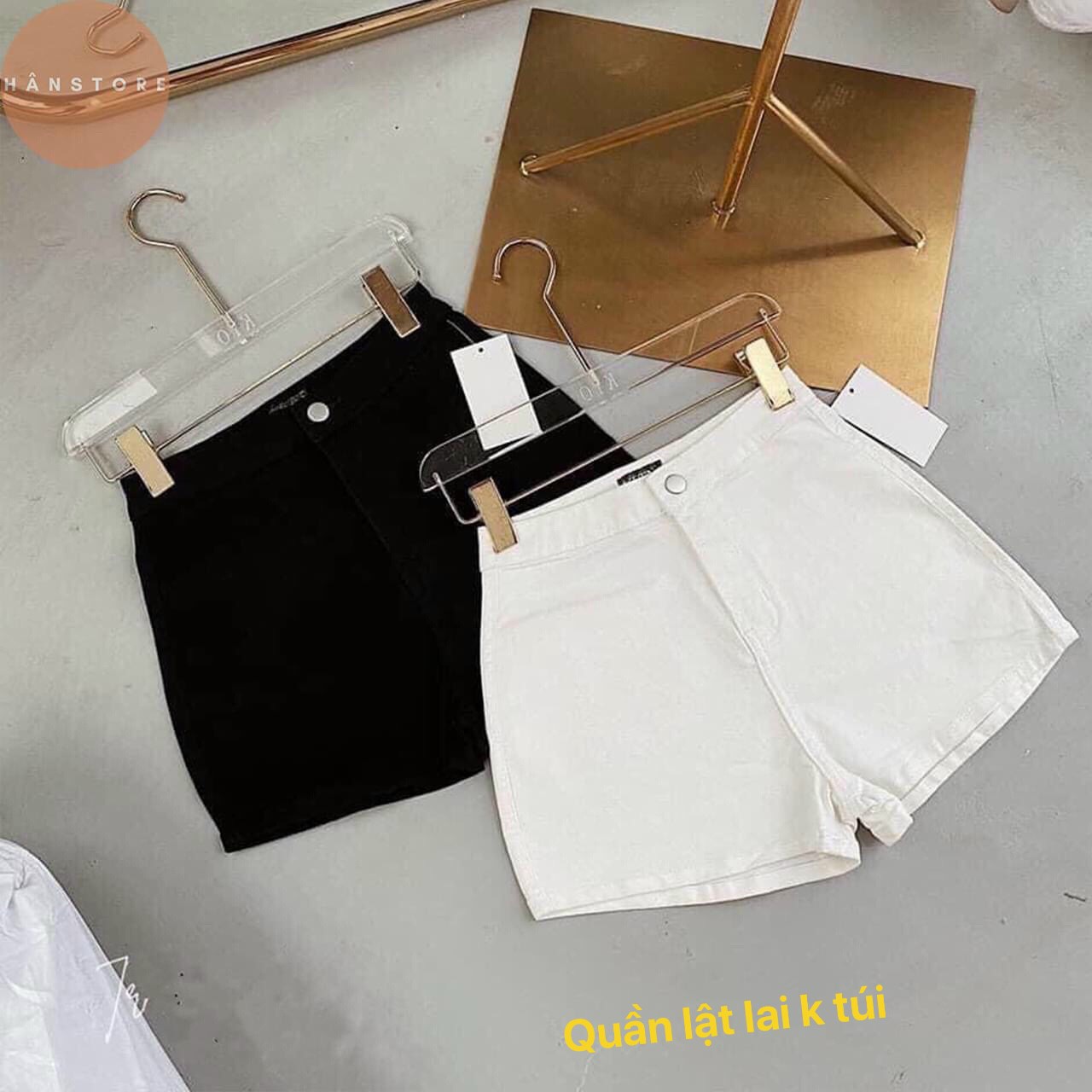 [HCM]Quần short kaki không túi form tôn dáng nữ
