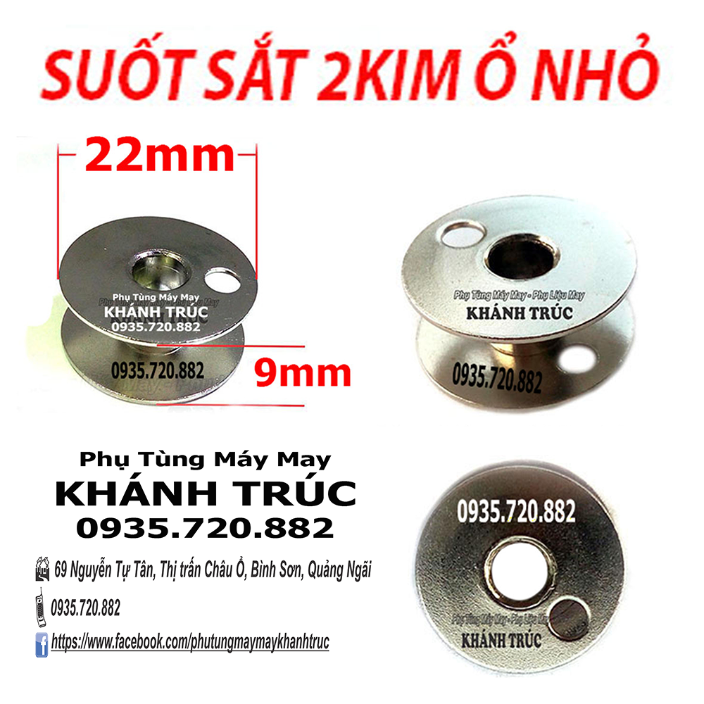 10 Suốt 2kim Sắt ổ nhỏ máy may công nghiệp