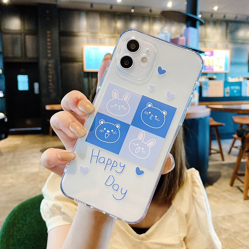 Ốp lưng iPhone Thỏ và Gấu Xanh