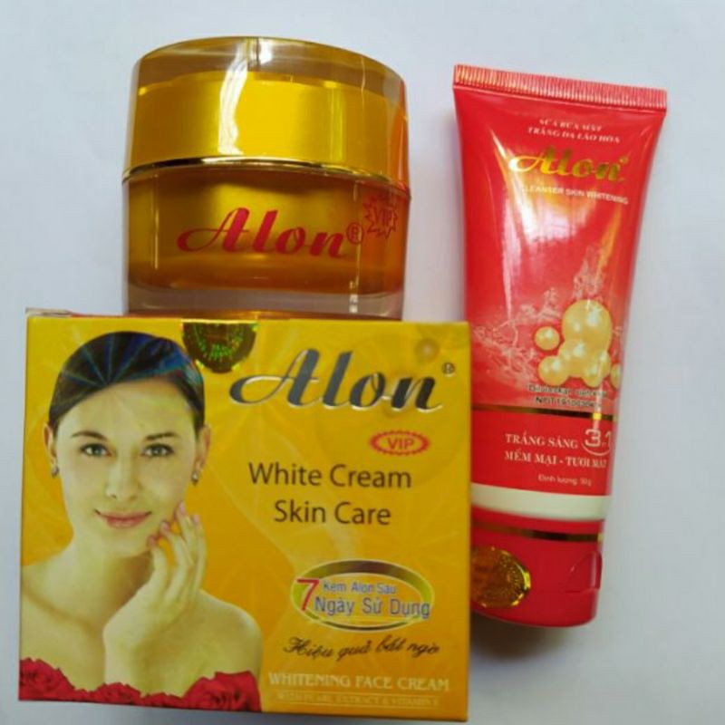COMBO KEM ALON NÁM, TÀN NHANG, SỮA RỬA MẶT