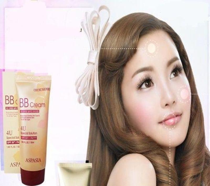 Kem lót trang điểm Aspasia 4U Special BB Solution Cream SPF50 PA+++, Hàn Quốc