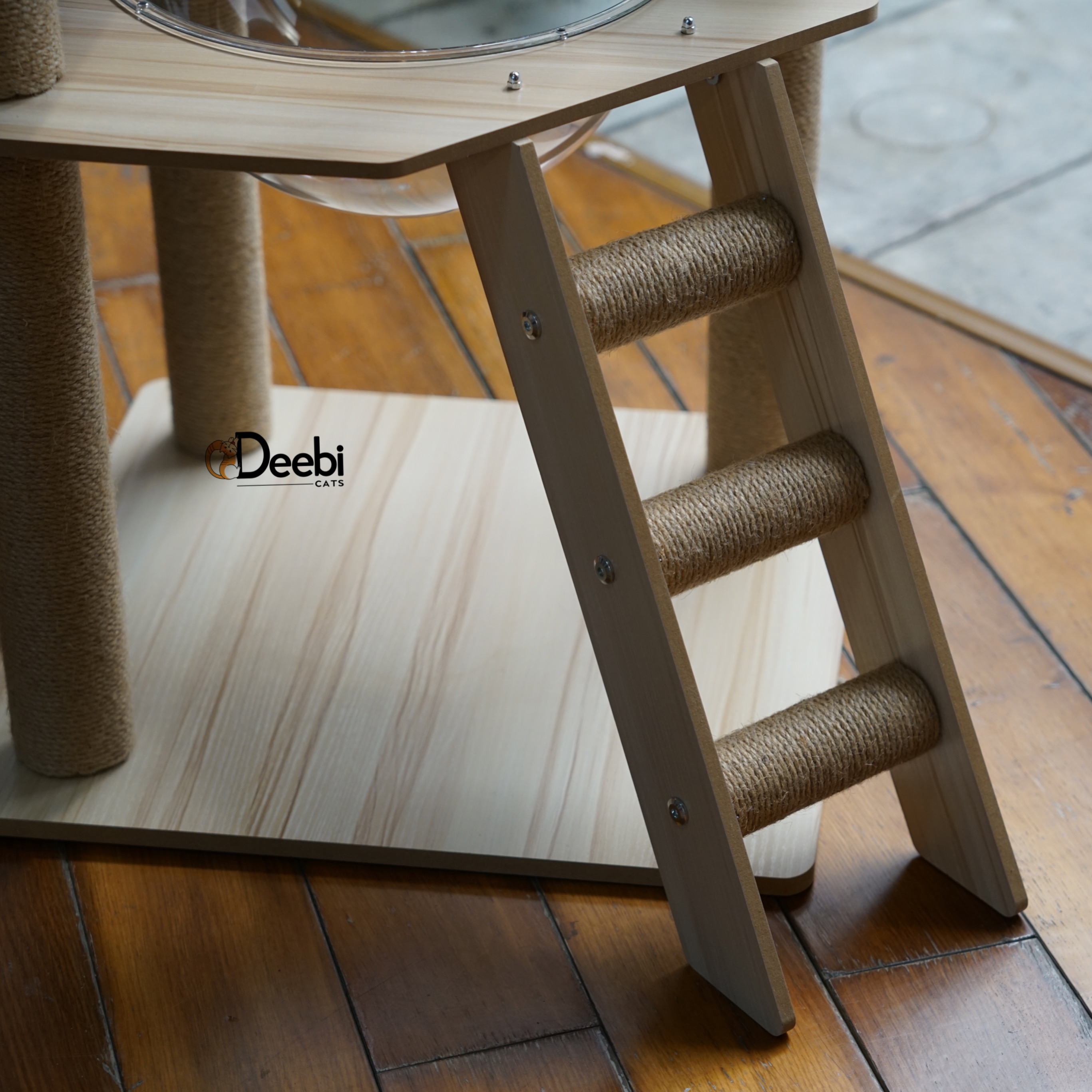 Cattree nhà gỗ nhà cây cào móng cho mèo