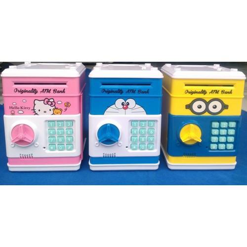 két sắt điện tử mini cho bé, két đựng tiền cho bé