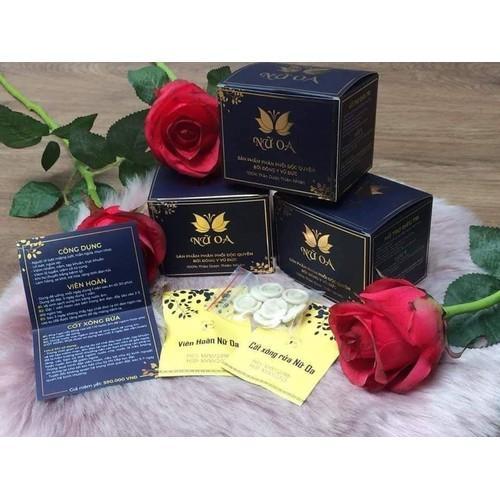 VIÊN ĐẶT PHỤ KHOA NỮ OA  ( 6 viên đặc + 6 gói cốt xông ) - khít hơn ,sạch hơn ,hồng hơn