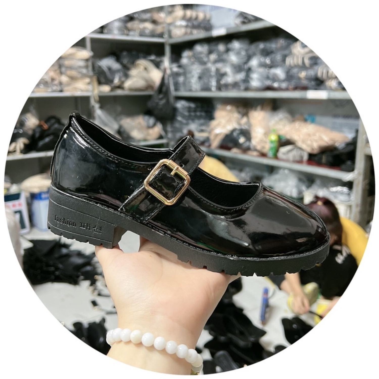 Giày oxford tiểu thư quai gài đế đốc
