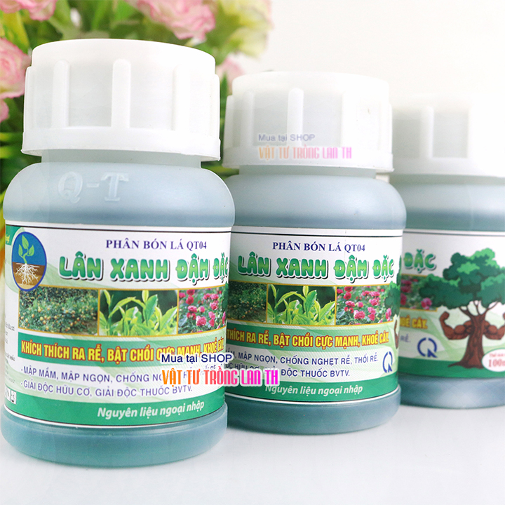 Phân bón lá siêu lân xanh đậm đặc QT04 100ml