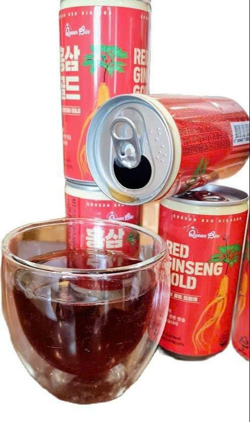 Nước Hồng Sâm Lon Queen Bin Hàn Quốc Thùng 30 lon x 175ml