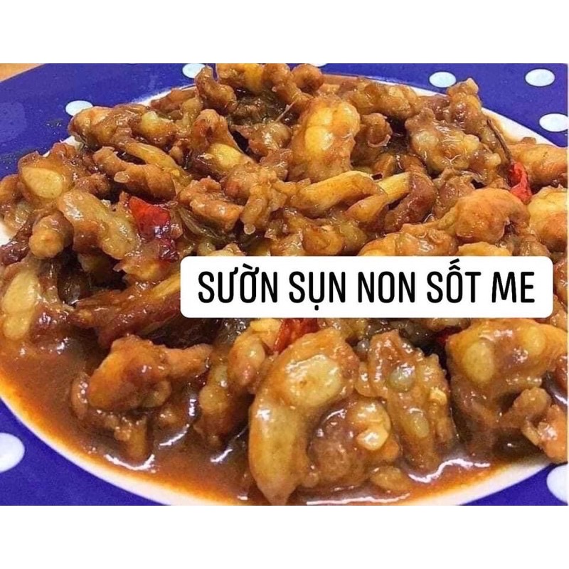 Sườn sụn heo non cắt khúc - bịch 1kg (giao tphcm)