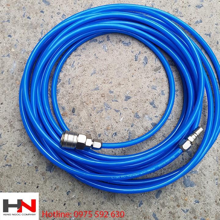 Combo 10m dây hơi 8mm có khớp nối cao cấp