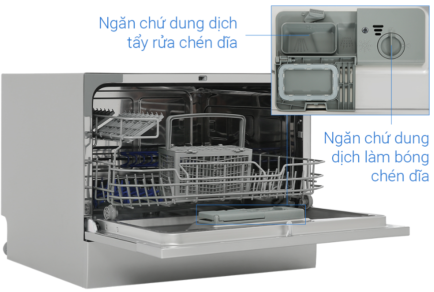 Máy rửa chén để bàn Hafele HDW-T50A/ 538.21.190 (6 bộ)