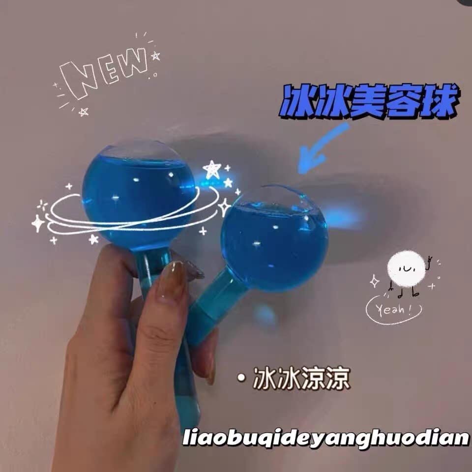 Sét 2 quả cầu lạnh massage thư giãn mặt