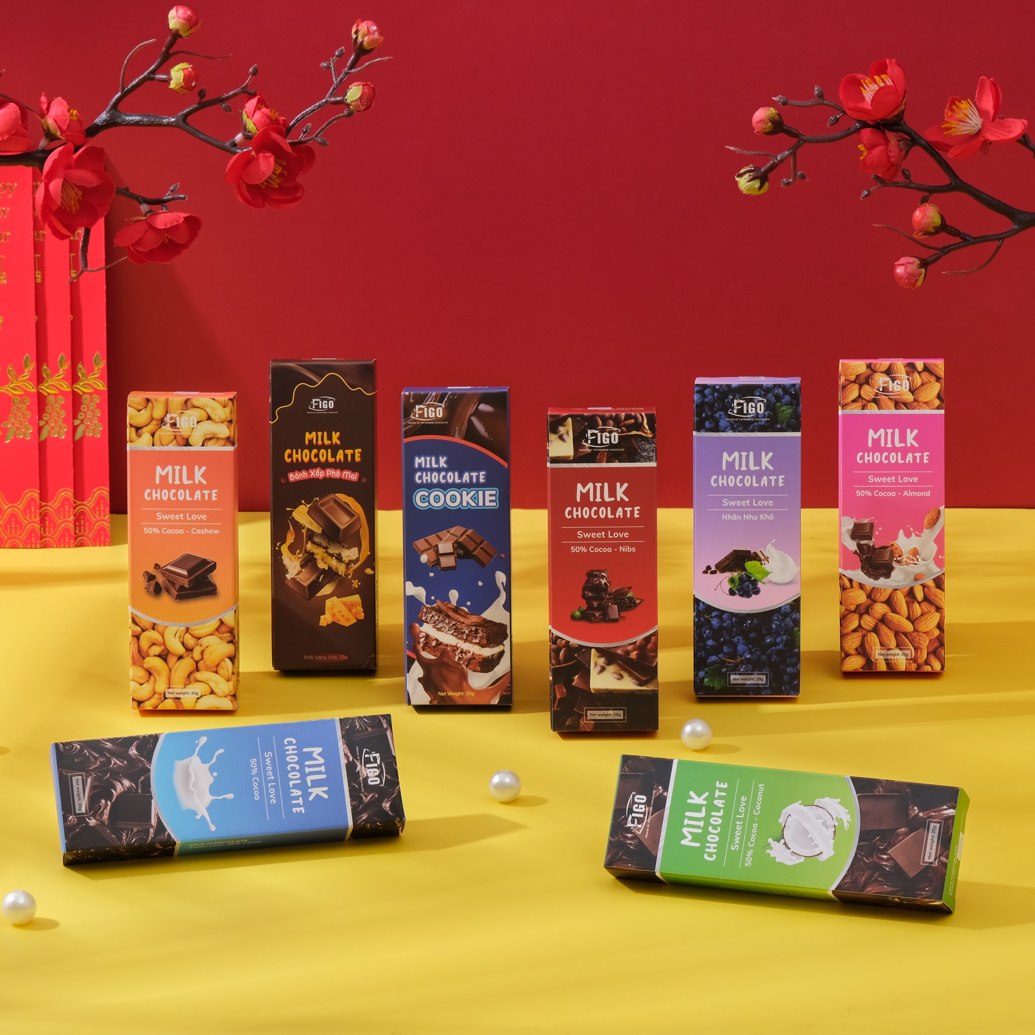 Set quà tặng tết Chocolate Figo siêu ngon