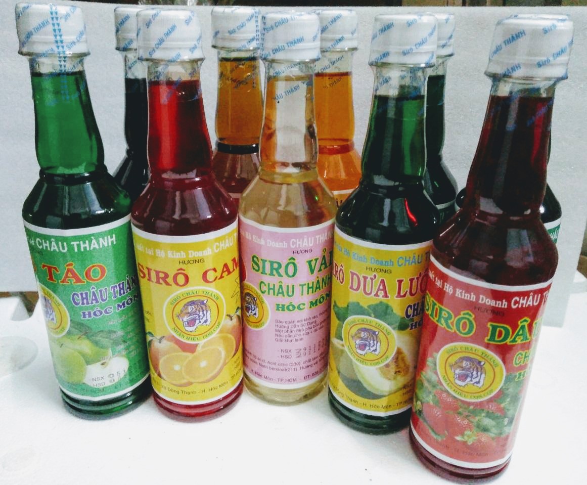 [HCM]Siro hoa quả Châu Thành 400ml (Nước pha sâm lạnh)