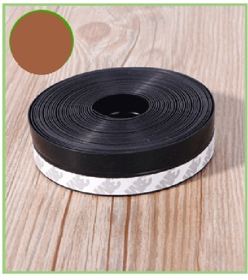 1 Mét Ron Chân Cửa Cao Su LOẠI CẢI TIẾN Dán Chống Bụi Côn Trùng 25 35 45 60 110mm