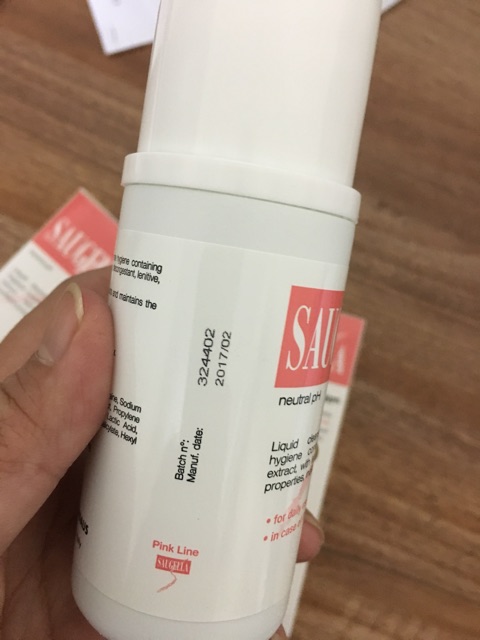 Saugella dung dịch vệ sinh(Hồng poligin)