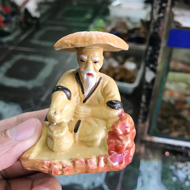 ÔNG CÂU CÁ TRANG TRÍ HỒ CÁ NON BỘ RỘNG 6CM CAO 7CM