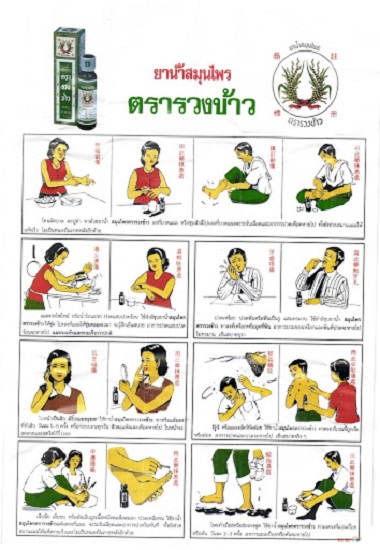 DẦU GIÓ BÔNG LÚA CHÍNH HÃNG THÁI LAN 24 ML