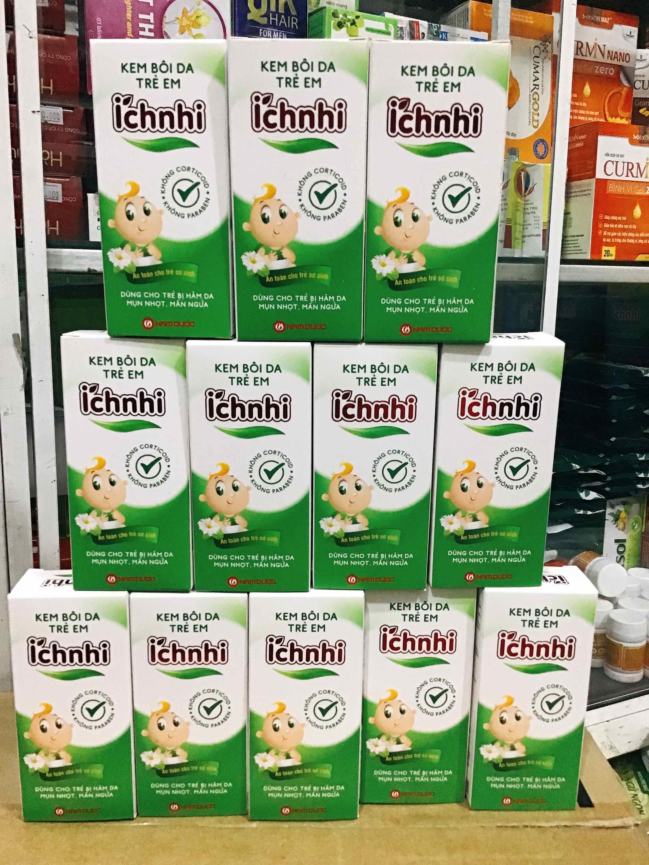 kem bôi da trẻ em ích nhi