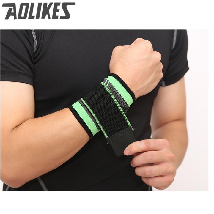Đai quấn hổ trợ cổ tay Aolikes HW7537 (1 đôi)