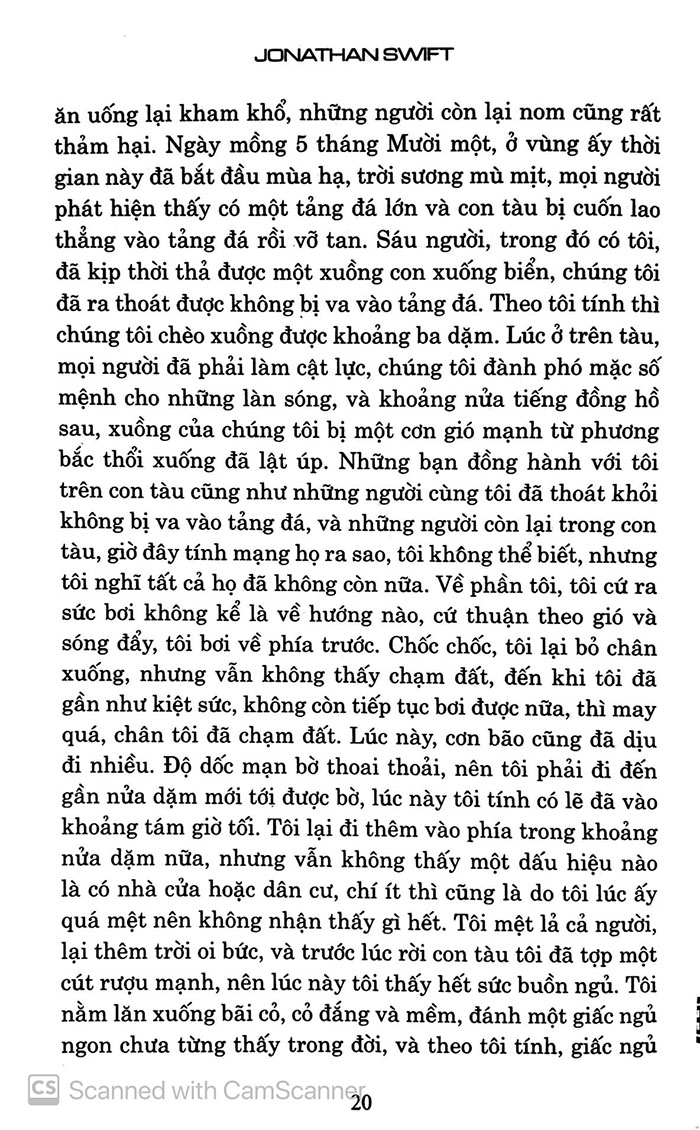 Sách - Gulliver du ký - Tác giả Jonathan Swift