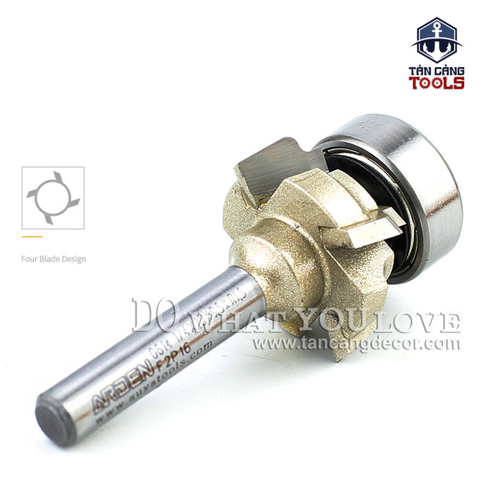 Mũi gọt cạnh chỉ Arden cốt 6.35 mm