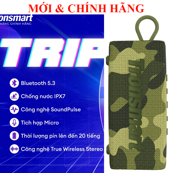 Loa Bluetooth Chống nước Ghép đôi được Tronsmart Element T6 Mini, T7 mini, Trip