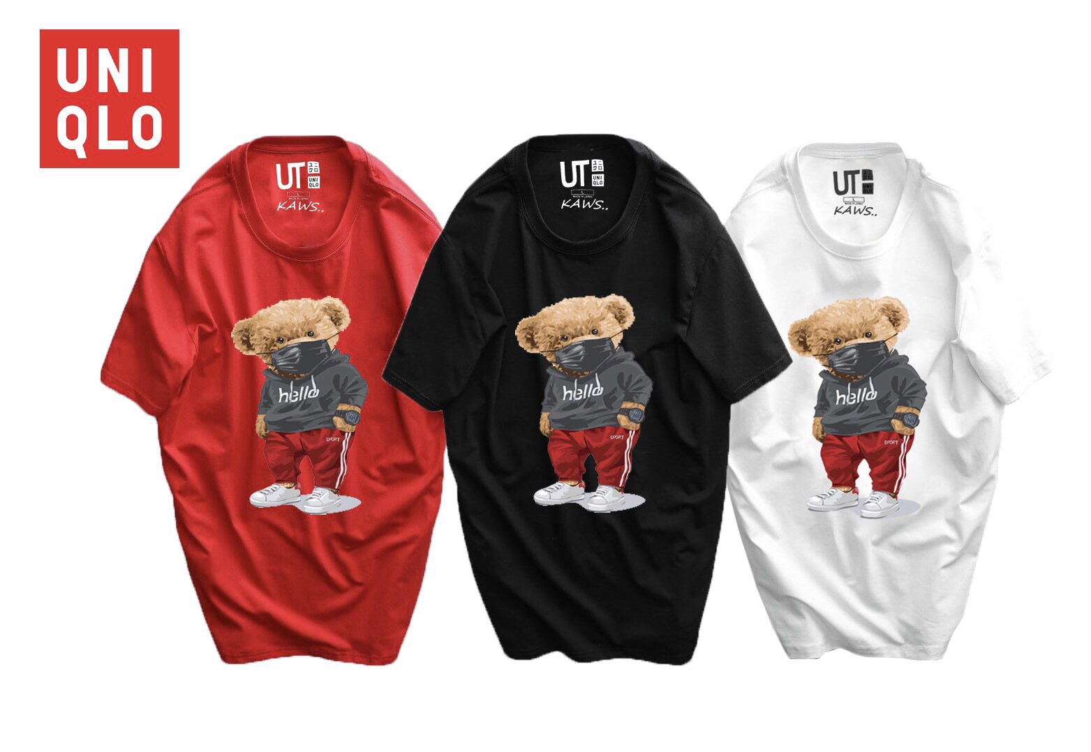Áo thun UNIQLO BEAR MASK - BGHOUSE