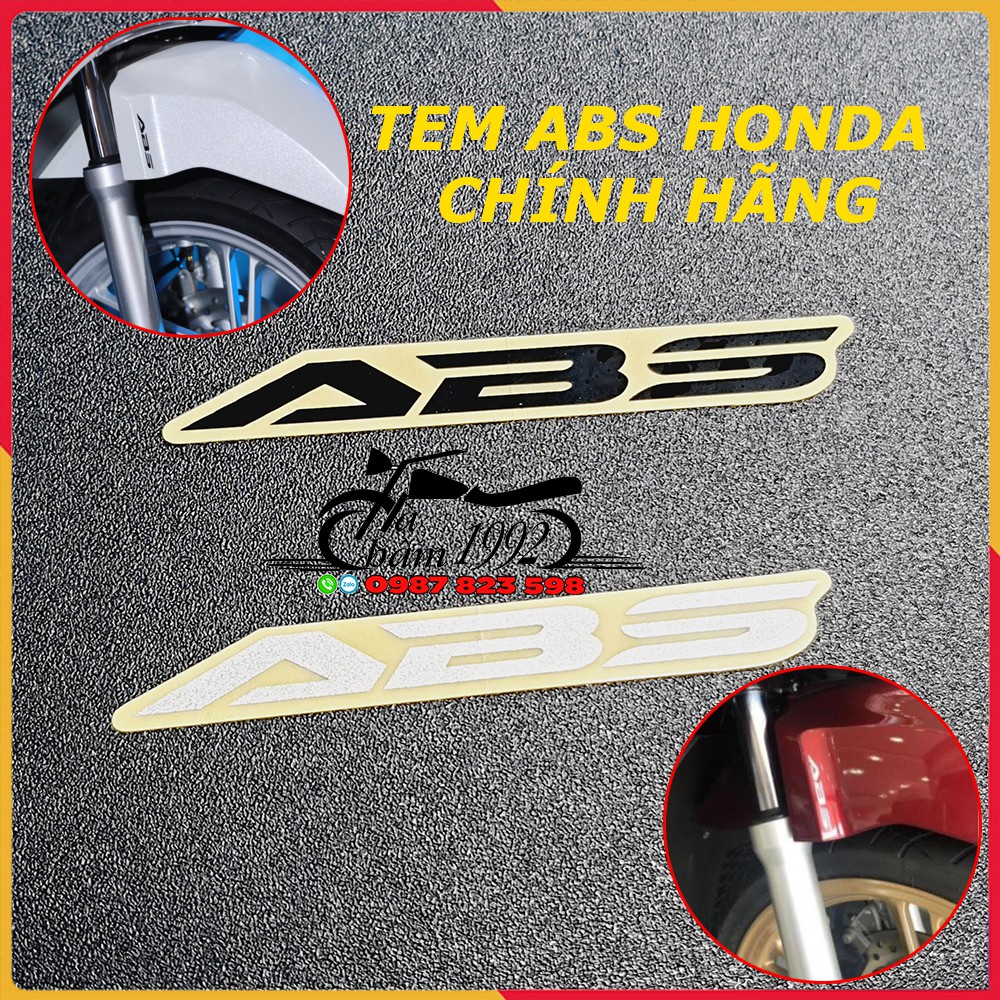 Tem ABS Honda Chính Hãng Dán Honda SH , AB
