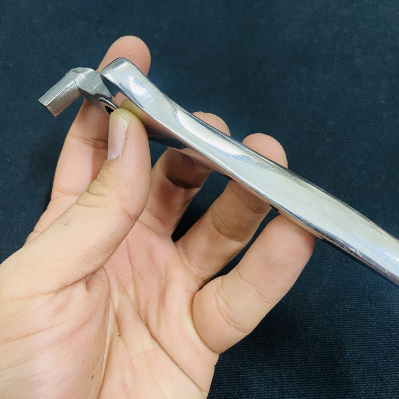 TAY THẮNG ĐÙM CHO DREAM ,WAVE FULL INOX SÁNG BÓNG