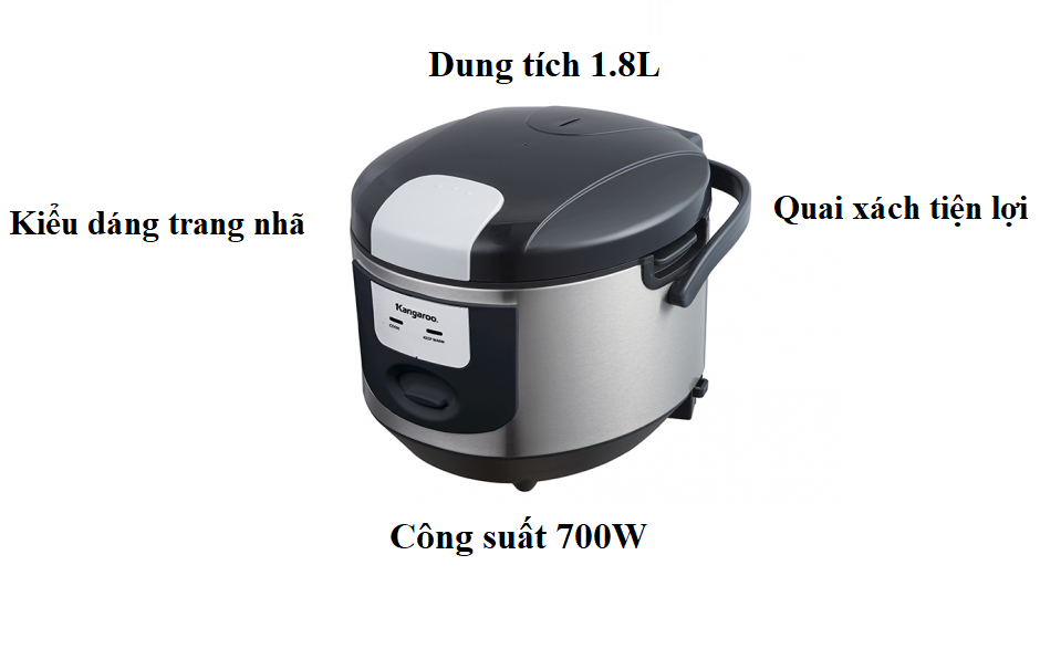 Nồi Cơm Điện Kangaroo KG12H
