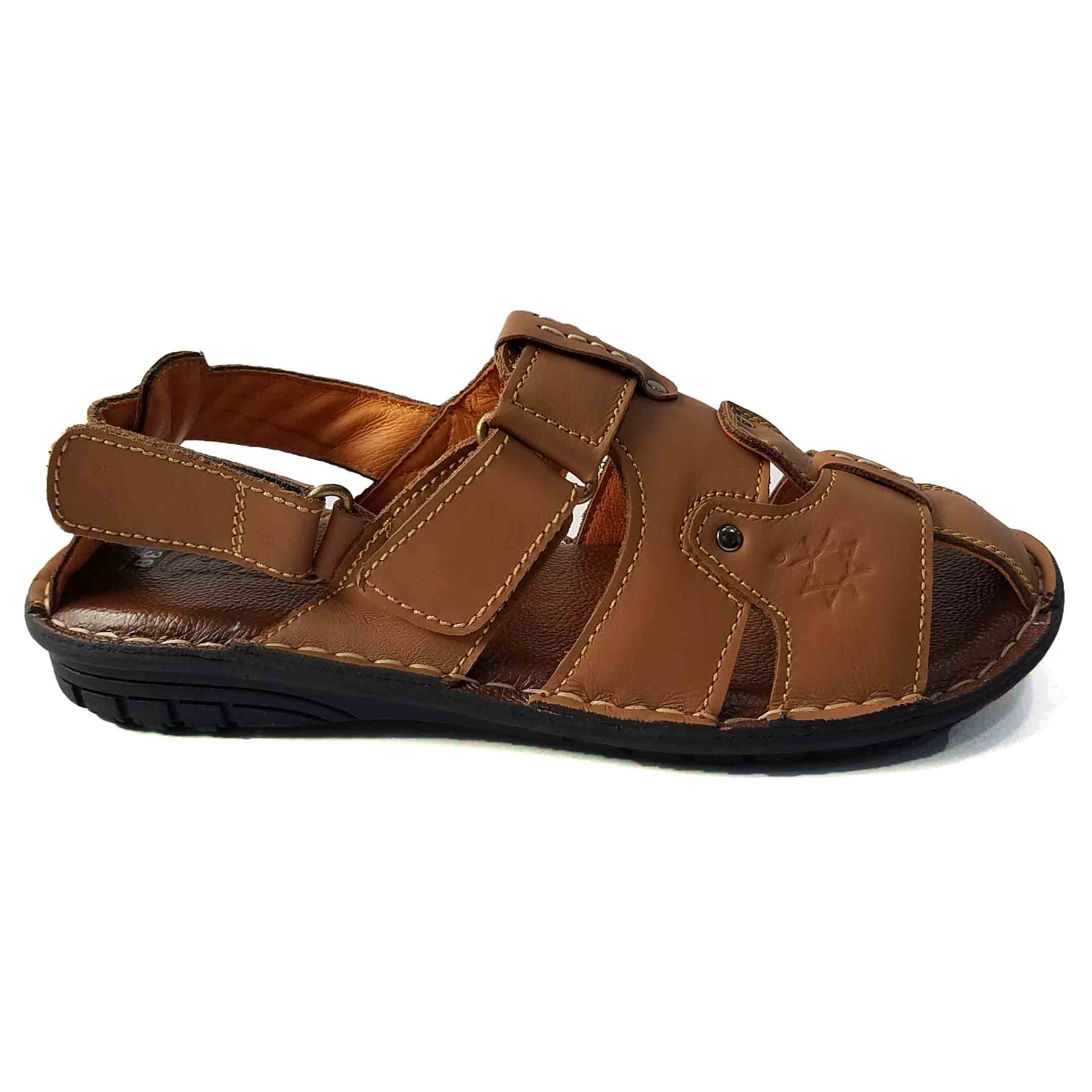 [HCM]Giày Sandal Bít Mũi Nam BIGBEN Da Bò Thật Cao Cấp