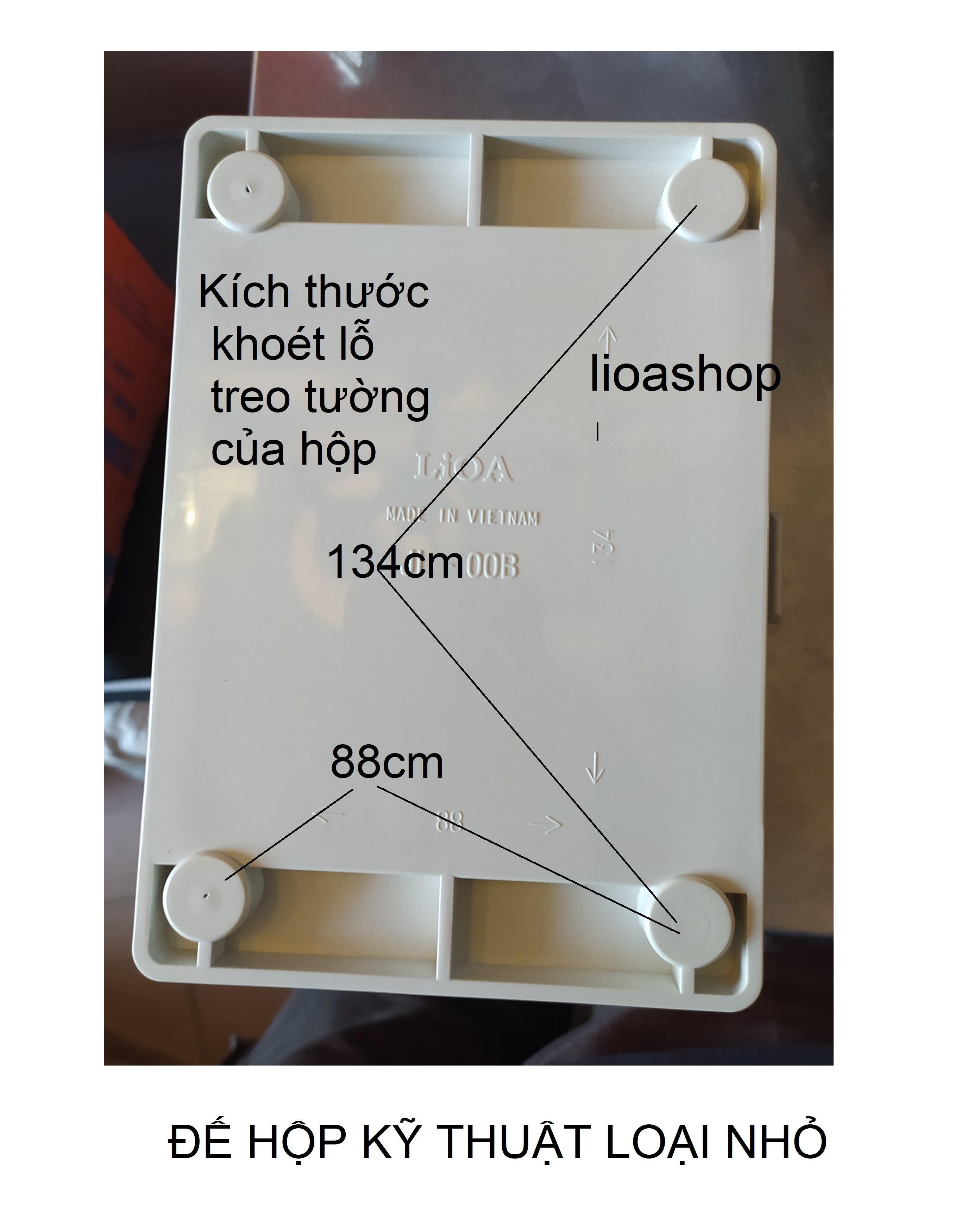 HỘP KỸ THUẬT LiOA LẮP NGOÀI TRỜI.