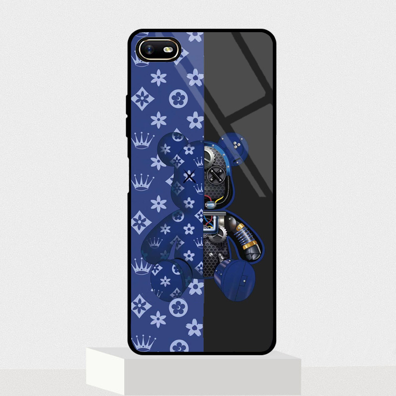 Ốp Lưng OPPO A1k, Realme C2 Mặt kính 3D cao cấp