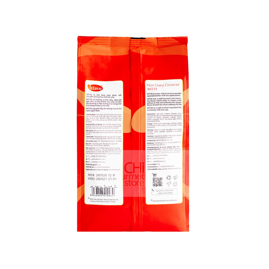BỘT KEM BÉO THỰC VẬT MT35
