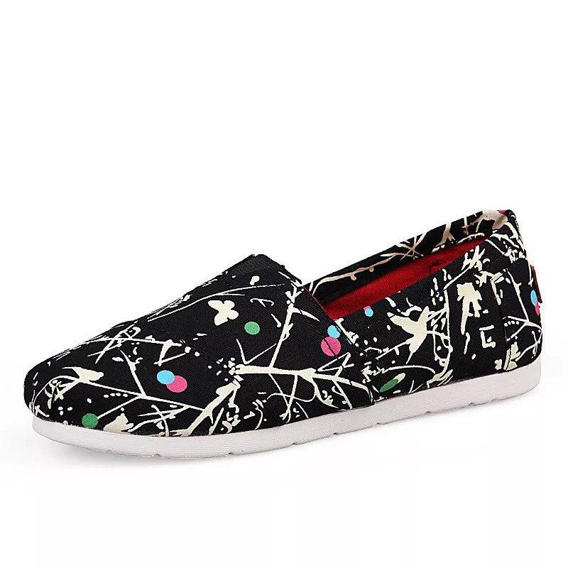[HCM]Giày toms chấm bi đen 2019