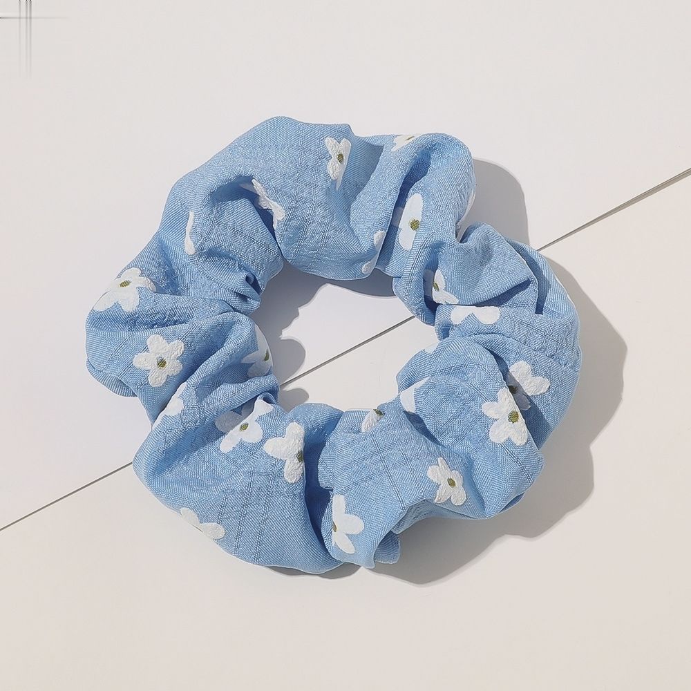 Cột tóc Vải Scrunchies ngẫu nhiên