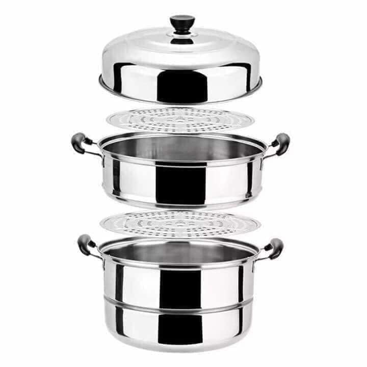 NỒI HẤP 3 TẦNG INOX - NỒI HẤP INOX