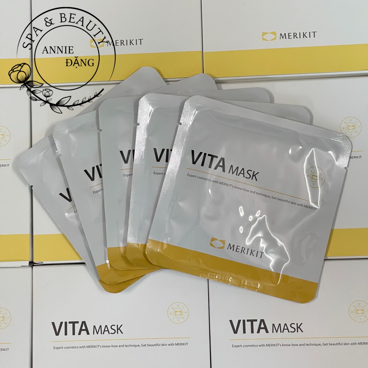 Mặt Nạ Trắng Da Vita Mask Merikit 25g*5 miếng