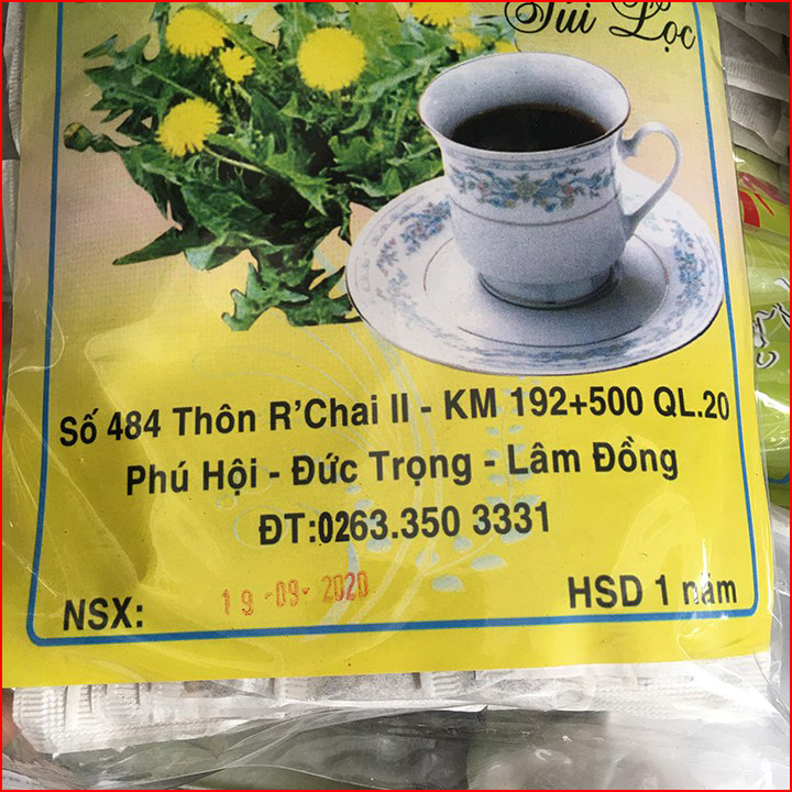 Dandelion tea 72 bags filter-Da Nang special product Combo 2 pack