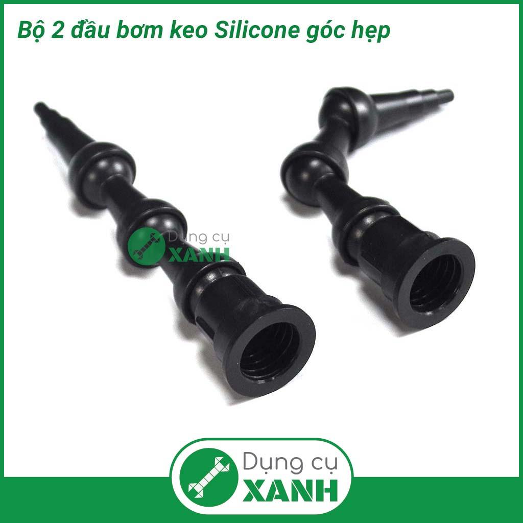Bộ 2 đầu bơm keo silicon góc hẹp