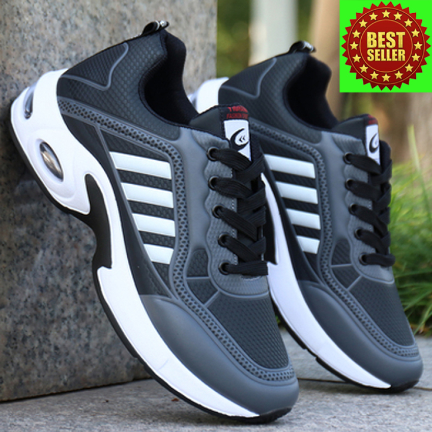 Giày Thể Thao Nam Sneaker Thời Trang Hàn Quốc , Đủ Size, Màu Đen và Trắng, Kiểu Dáng Phong Cách Trẻ Trung Năng Động giá rẻ