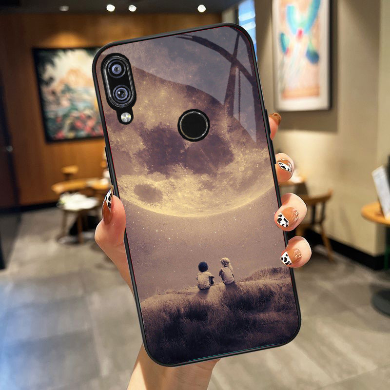 Ốp Lưng XIAOMI NOTE 7 , NOTE 7 PRO, REDMI 7 mặt kính cường lực cao cấp, ốp đôi