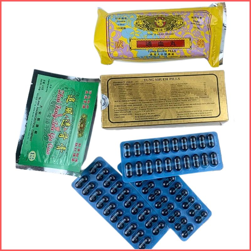 Hongkong Shueh capsules, cattlehide head congested tablet 120 PCs high leaf capsule-chiropractic support
