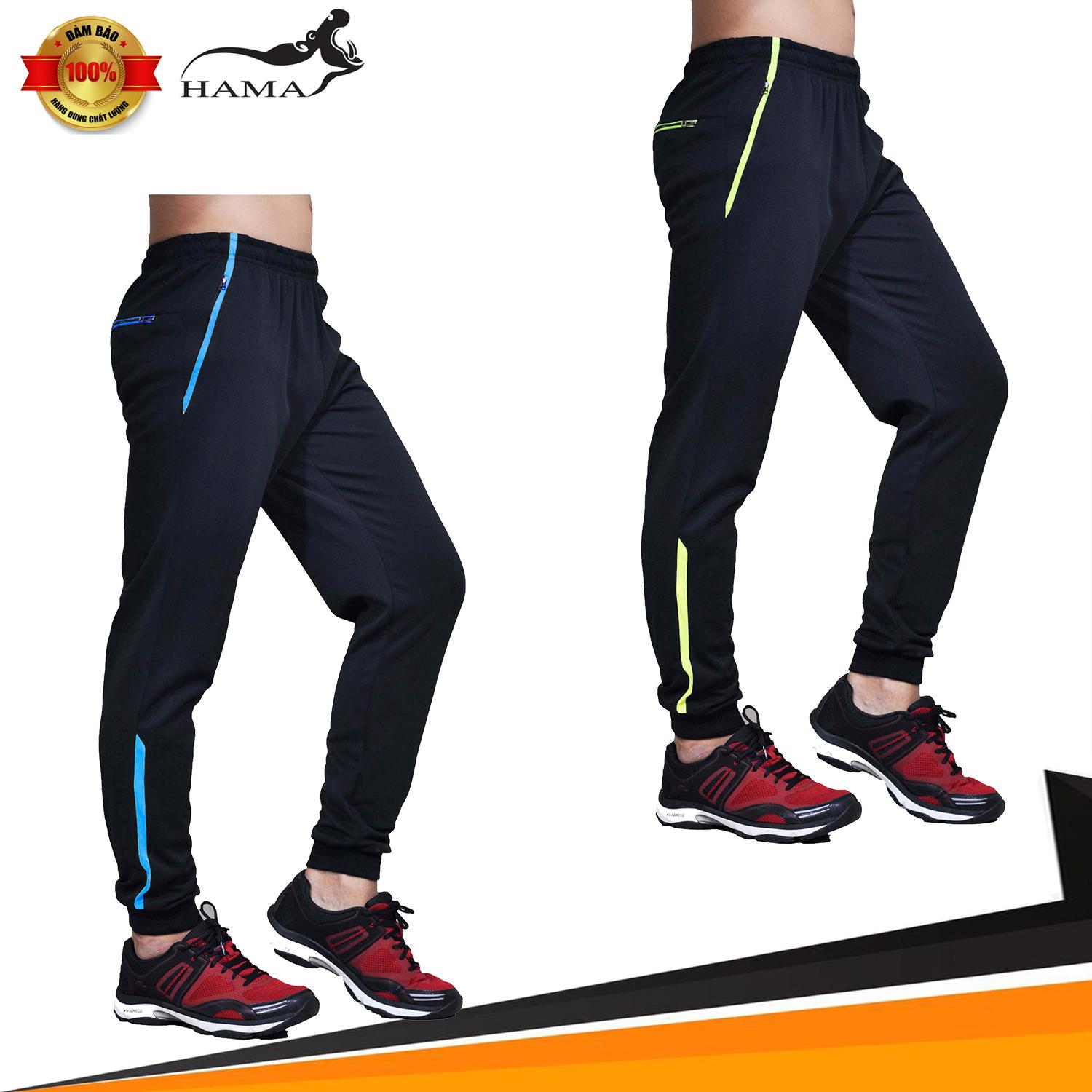 [HCM]Set 2 quần dài thể thao nam cao cấp HAMA