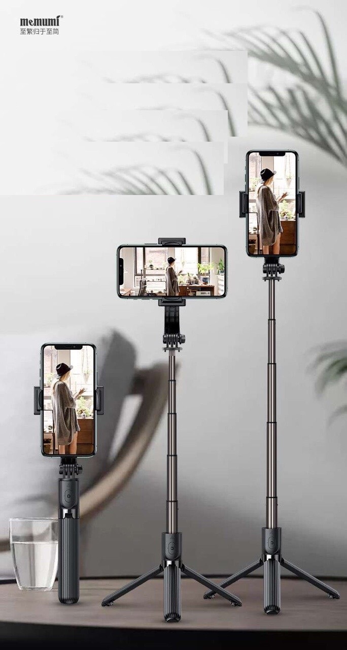 Gậy tự sướng tích hợp Gimbal chông rung và Tripod 3 in 1 Memumi
